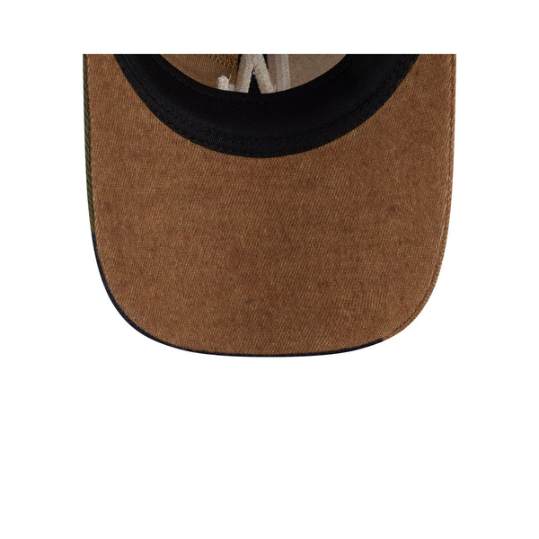 Los Angeles Dodgers Three Looms Patchwork 9TWENTY Leather Strap