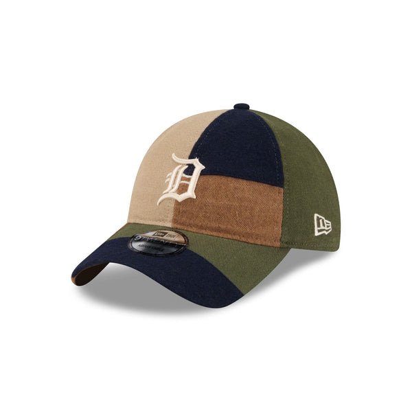 Detroit Tigers Three Looms Patchwork 9TWENTY Leather Strap