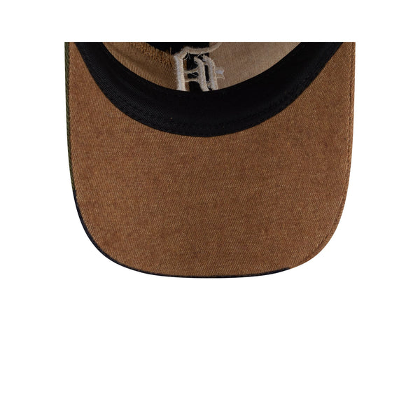 Detroit Tigers Three Looms Patchwork 9TWENTY Leather Strap