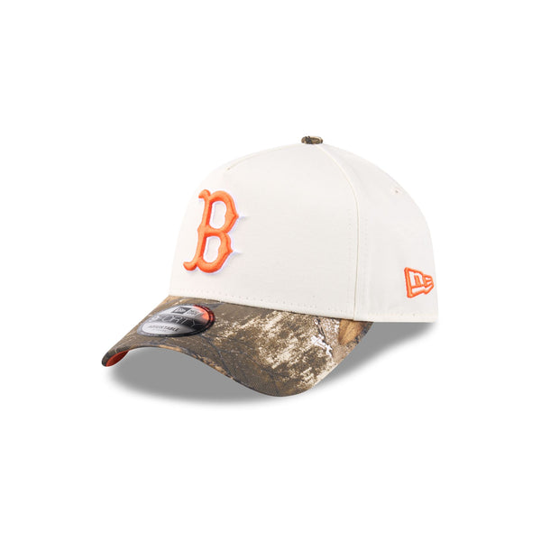 Boston Red Sox RealTree Signal Orange 9FORTY A-Frame® Snapback