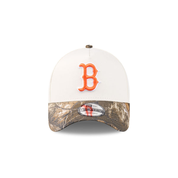 Boston Red Sox RealTree Signal Orange 9FORTY A-Frame® Snapback