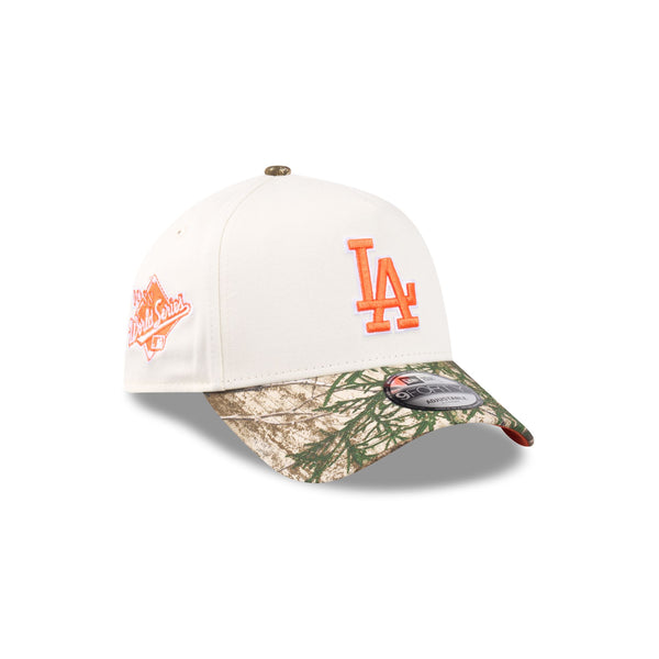 Los Angeles Dodgers RealTree Signal Orange 9FORTY A-Frame® Snapback