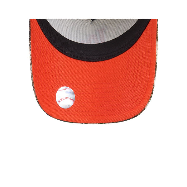 Los Angeles Dodgers RealTree Signal Orange 9FORTY A-Frame® Snapback