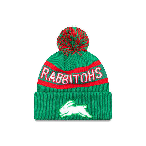 South Sydney Rabbitohs Official Team Colours Beanie with Pom New Era