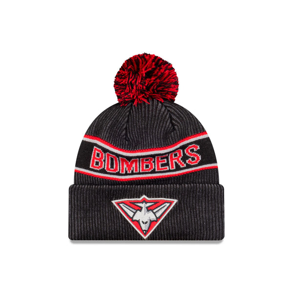 Essendon Bombers Official Team Colours Beanie with Pom New Era