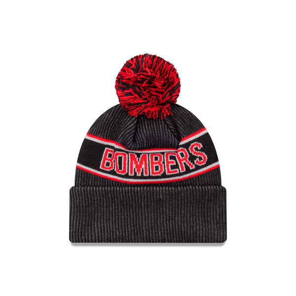 Essendon Bombers Official Team Colours Beanie with Pom