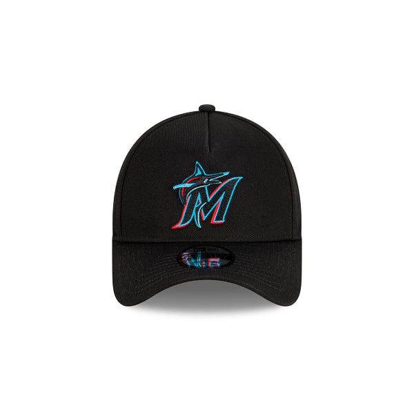 Miami Marlins MLB Essentials Black 9FORTY A-Frame® Snapback