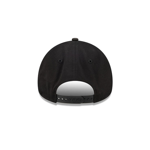 Utah Jazz Black with Official Team Colours Logo 9FORTY A-Frame Snapback