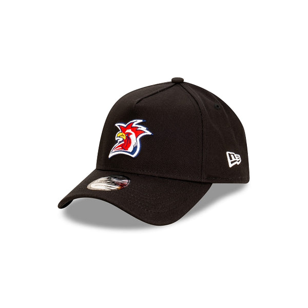 Sydney Roosters Black 9FORTY A-Frame Snapback New Era