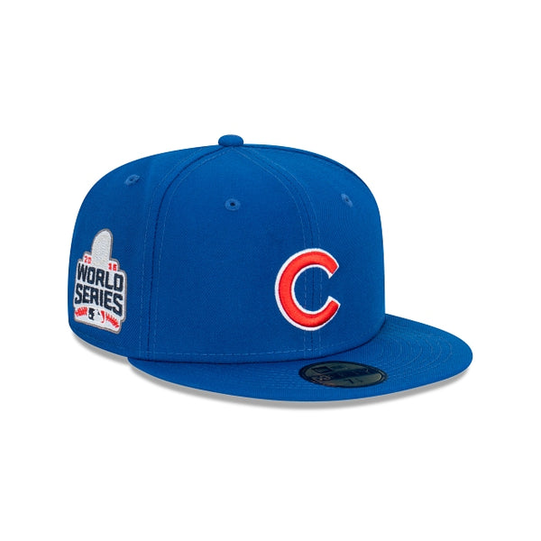 Chicago Cubs Official Team Colours 2016 World Series Side Patch 59FIFTY Fitted New Era