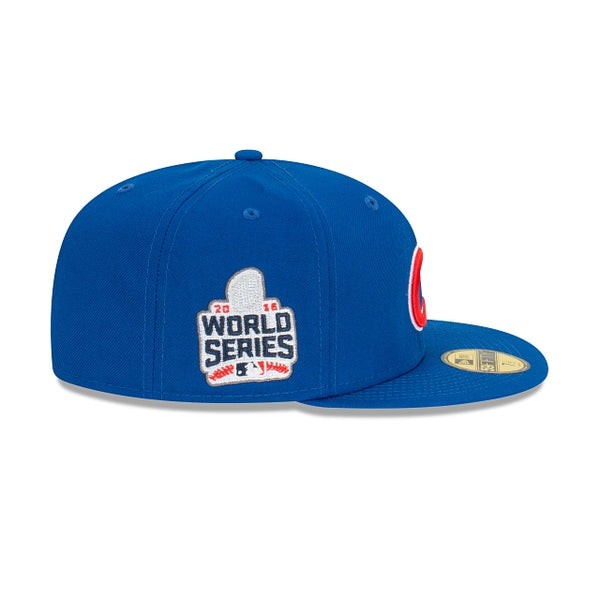 Chicago Cubs Official Team Colours 2016 World Series Side Patch 59FIFTY Fitted