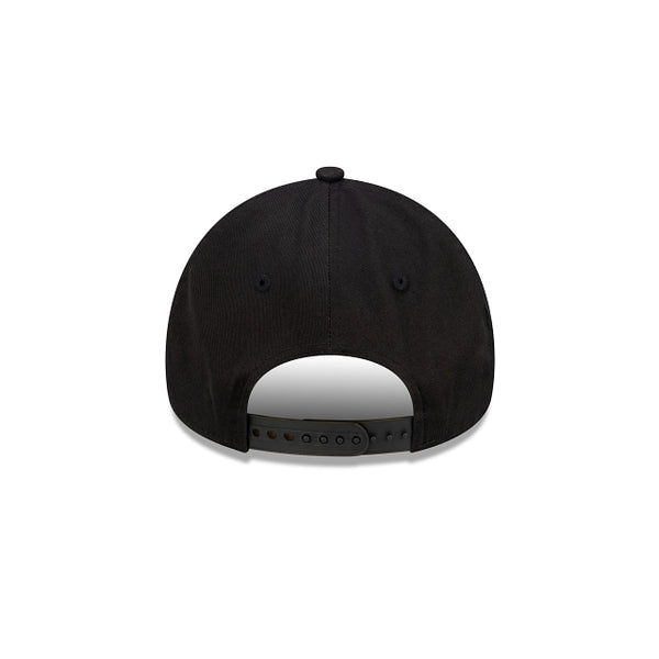 San Diego Padres Black with Official Team Colours Logo 9FORTY A-Frame Snapback