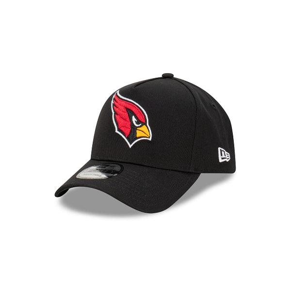 Arizona Cardinals Black with Official Team Colours Logo 9FORTY A-Frame Snapback New Era