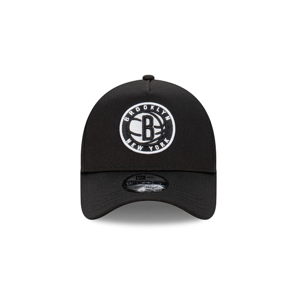 Brooklyn Nets NBA Essentials Black 9FORTY A-Frame Snapback