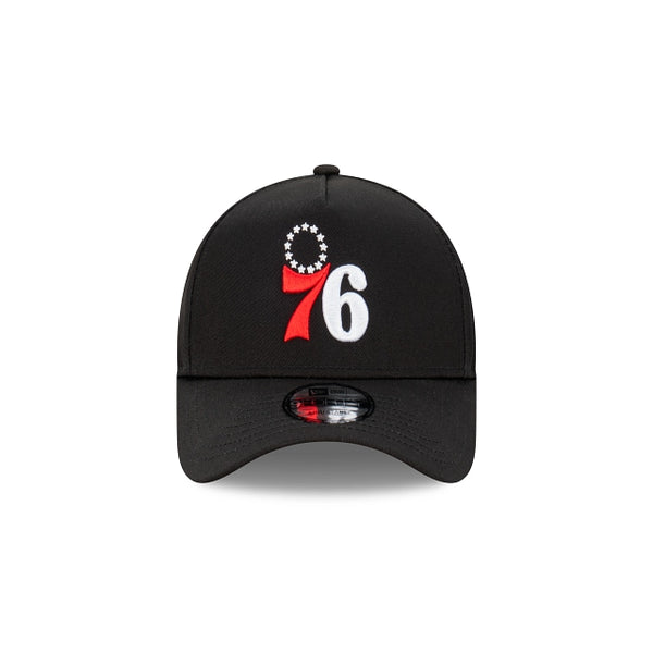 Philadelphia 76ers NBA Essentials Black 9FORTY A-Frame Snapback