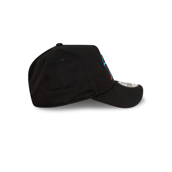 Miami Marlins MLB Essentials Black 9FORTY A-Frame Snapback