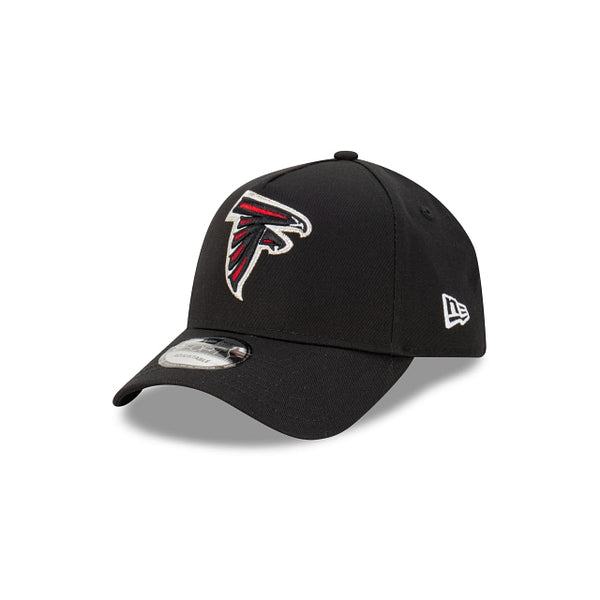 Atlanta Falcons Black with Official Team Colours Logo 9FORTY A-Frame Snapback New Era