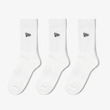 New Era Essentials Crew Socks 3-Pack White