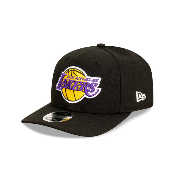 Los Angeles Lakers Black with Official Team Colours Logo 9FIFTY Original Fit Snapback New Era