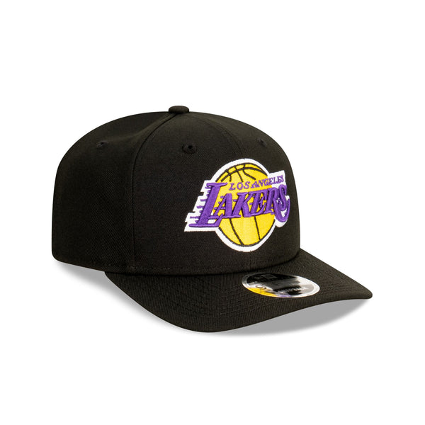 Los Angeles Lakers Black with Official Team Colours Logo 9FIFTY Original Fit Snapback
