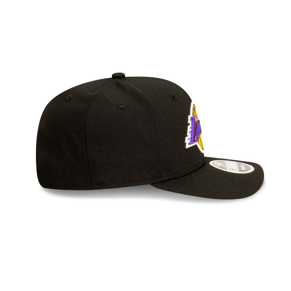 Los Angeles Lakers Black with Official Team Colours Logo 9FIFTY Original Fit Snapback