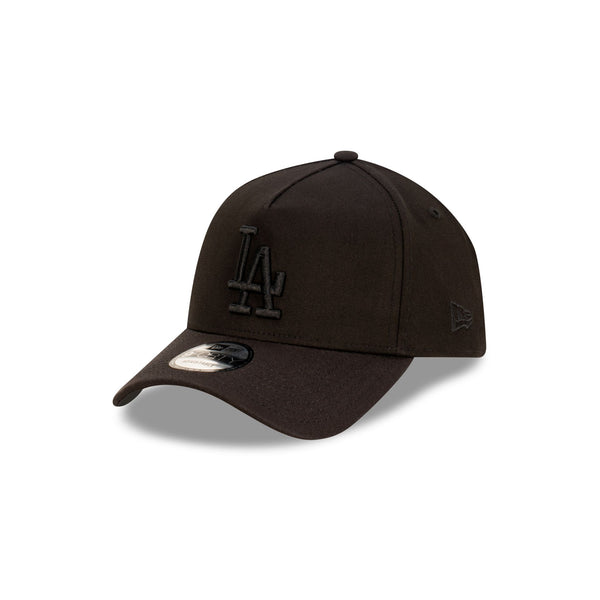Los Angeles Dodgers MLB Essentials Black on Black 9FORTY A-Frame Snapback