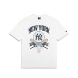 New York Yankees Champs White Oversized T-Shirt New Era