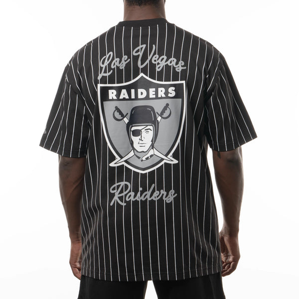 Las Vegas Raiders Pinstripe Champions Oversized T-Shirt