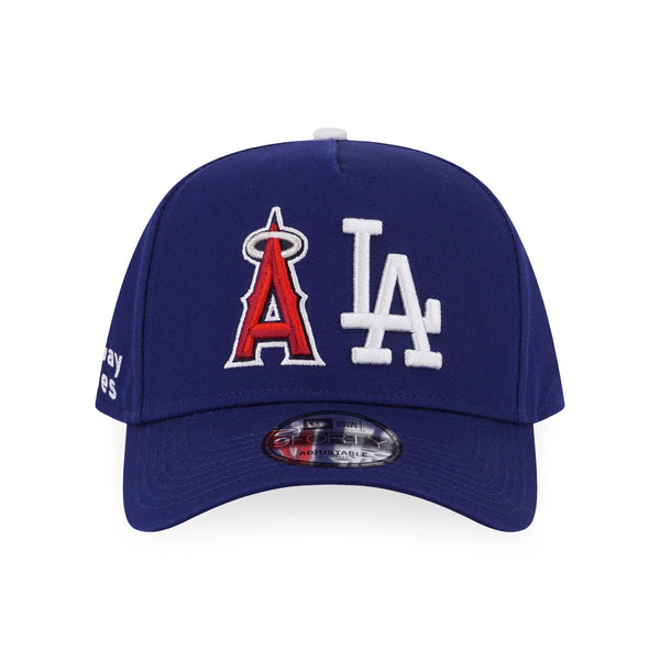 Los Angeles Dodgers and Los Angeles Angels Freeway Series Royal Blue 9FORTY A-Frame Cloth Strap