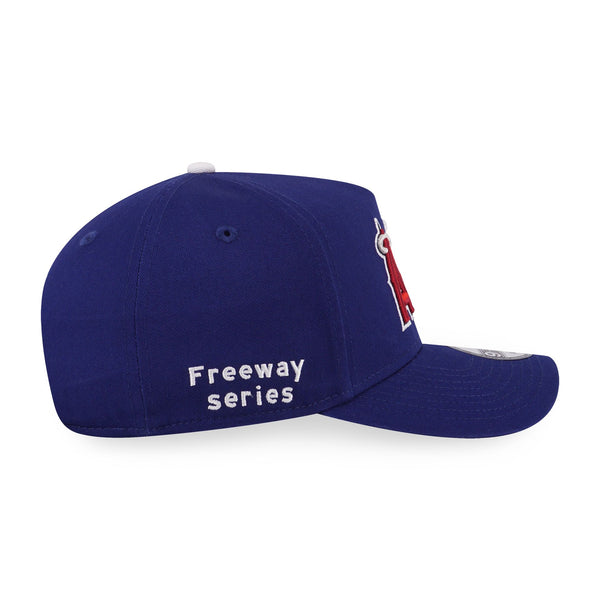 Los Angeles Dodgers and Los Angeles Angels Freeway Series Royal Blue 9FORTY A-Frame Cloth Strap