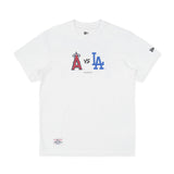 Los Angeles Dodgers and Los Angeles Angels Freeway Series White T-Shirt New Era