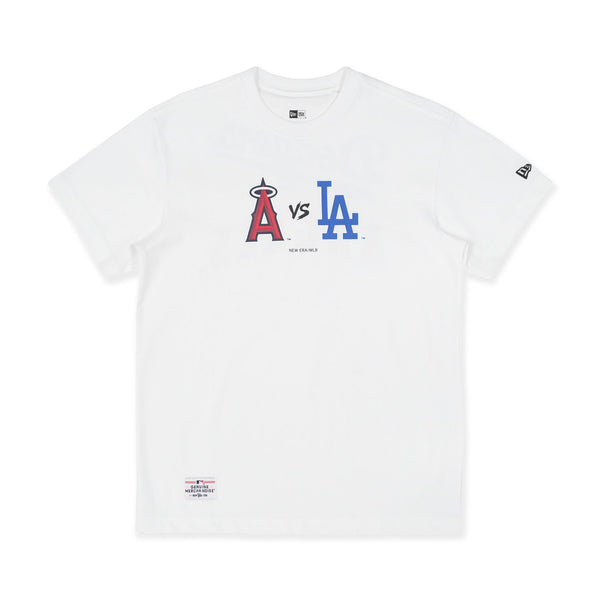 Los Angeles Dodgers and Los Angeles Angels Freeway Series White T-Shirt New Era