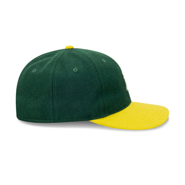 Oakland Athletics Wool Green and Yellow Retro Crown 9FIFTY Snapback