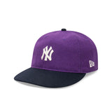 New York Yankees Wool Purple and Navy Retro Crown 9FIFTY Snapback