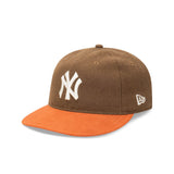 New York Yankees Wool Brown and Orange Retro Crown 9FIFTY Snapback