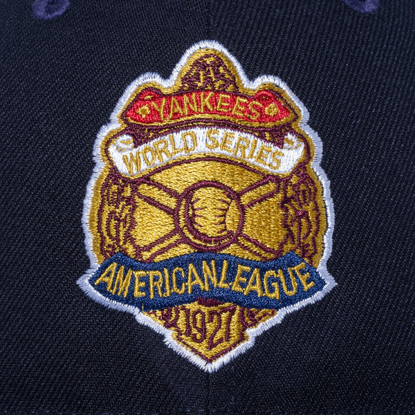 New York Yankees Navy American League World Series Retro Crown 9FIFTY Snapback