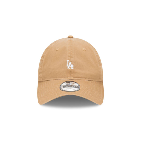 Los Angeles Dodgers Mini Logo Brown 9TWENTY Cloth Strap