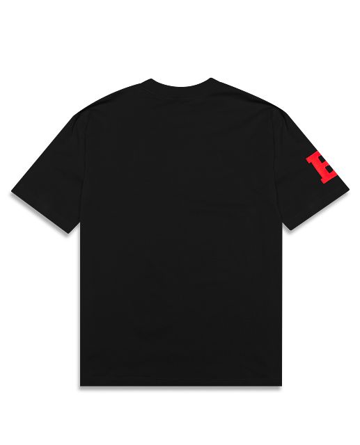 Chicago Bulls Wordmark Black Oversized T-Shirt