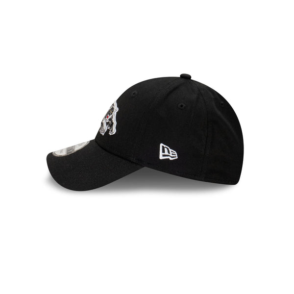 Penrith Panthers Official Team Colours Logo Black 9FORTY Cloth Strap