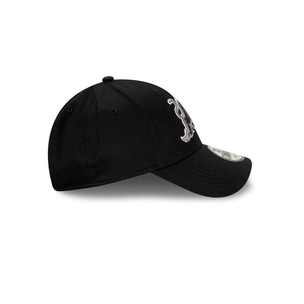 Penrith Panthers Official Team Colours Logo Black 9FORTY Cloth Strap