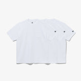 New Era Essentials COOLERA™ 3-Pack Pocket Short Sleeve T-Shirt White