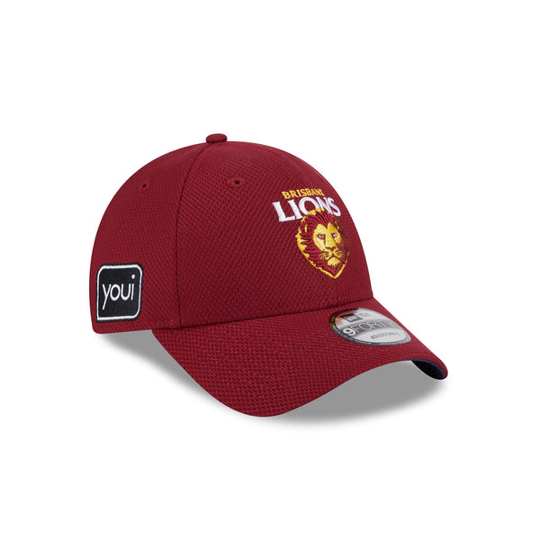 Brisbane Lions AFL On-Field '25 9FORTY Cloth Strap