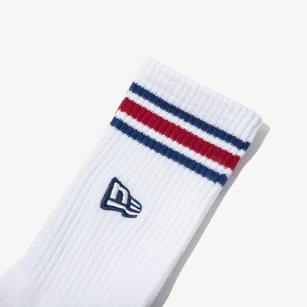 New Era Essentials Flag Logo Multi-Stripe Socks - Three Pack