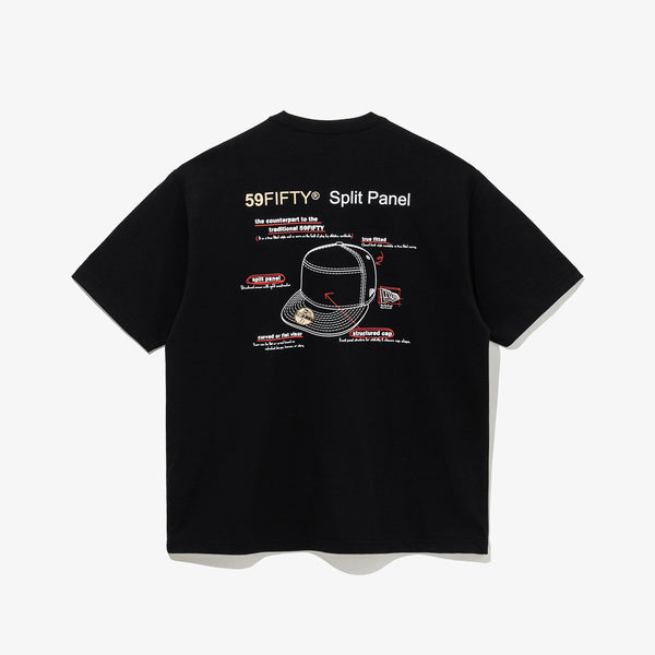 New Era 59FIFTY Split Panel Cap Description T-Shirt