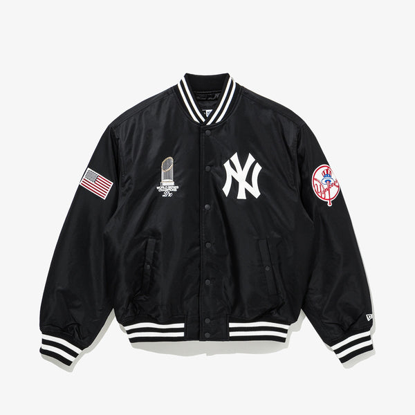 New York Yankees Black World Series Champions Stadium Jacket