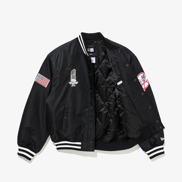 New York Yankees Black World Series Champions Stadium Jacket