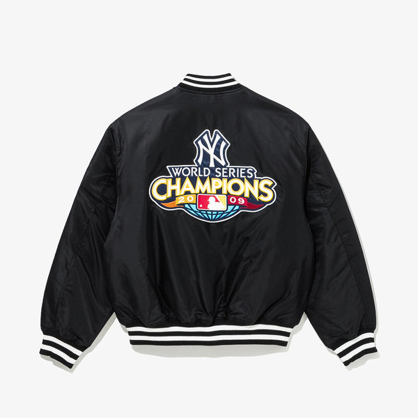 New York Yankees Black World Series Champions Stadium Jacket