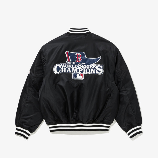 Boston Red Sox Black World Series Champions Stadium Jacket