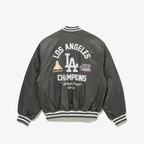 Los Angeles Dodgers Sage Nylon Stadium Jacket