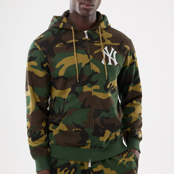 New York Yankees Field Issue Woodland Camo Hoodie